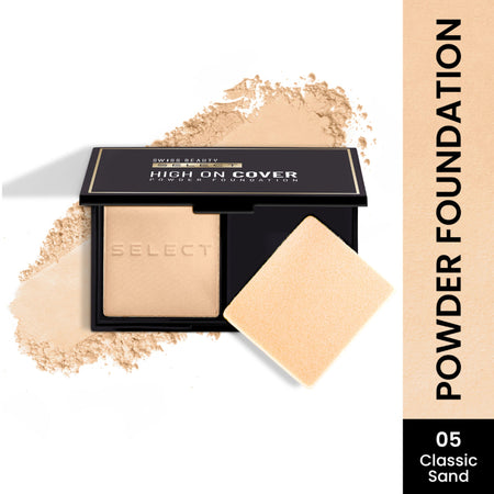 Swiss Beauty Select High On Cover Powder Foundation - 5 Classic Sand
