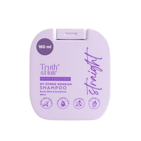 Truth & Hair Hydro Nourish Shampoo For Straight Hair With Sweet Almond Oil