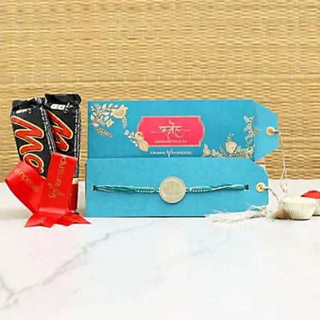 Hulk Metal Rakhi & Mars Chocolates