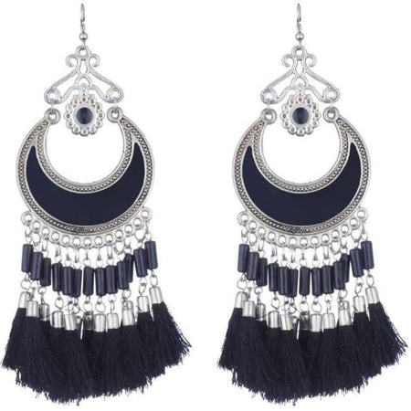 MS Fashion India Hanging Earrings With Threads