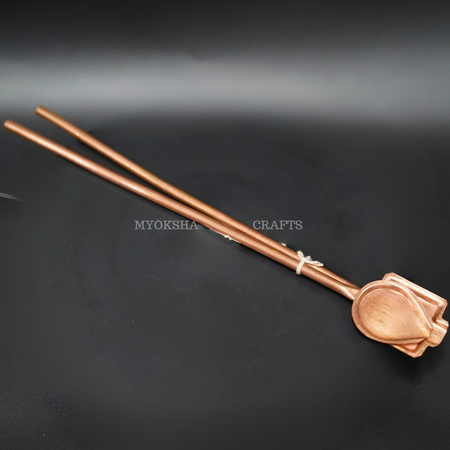 Copper Sukh Sruva: Embrace Ritualistic Offerings and Spiritual Bliss