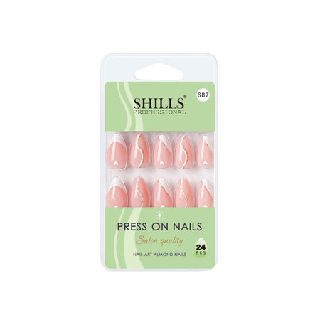 Shills Professional Reusable Press On Nails Almond - SPN687