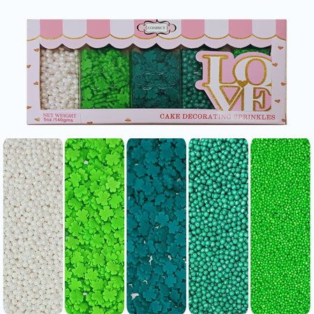 Confect St. Patrick's Sprinkles Multipack 5