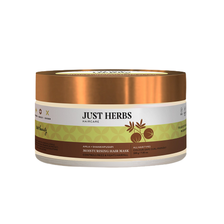 Just Herbs Moisturising Hair Mask with Amla and Shankhpushpi
