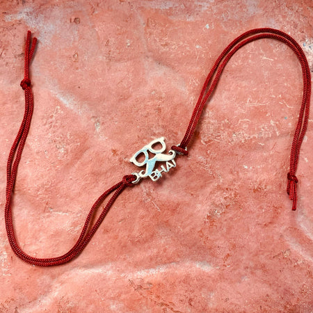 trueBrowns Sterling Silver Chashmish Bhai Thread Rakhi