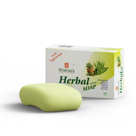 Krishna'S Herbal & Ayurveda Herbal Soap Fully Hydrated
