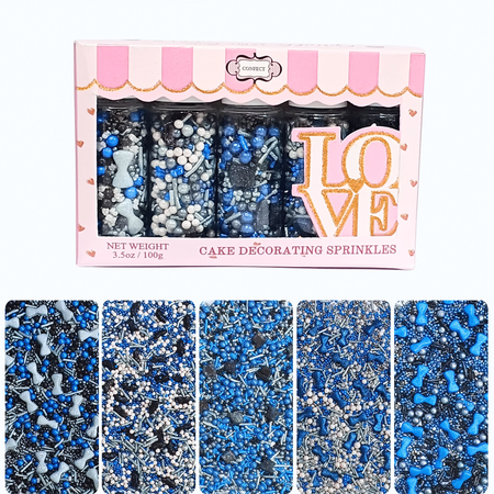 Confect Black, Blue & White | (04) Father's Day Sprinkles