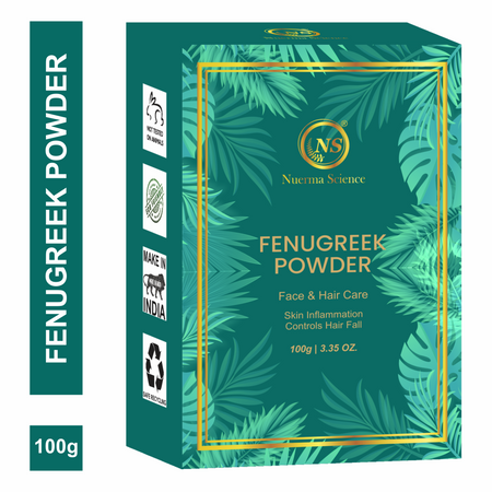 Nuerma Science Fenugreek Powder (Methi Powder) For Anti Hair Loss & Anti Dandruff