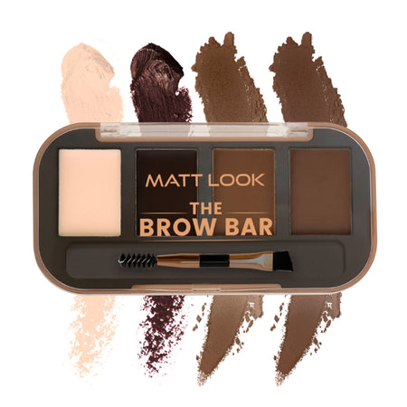 Matt Look The Brow Bar Eyebrow Enhancer Eyeshadow Palette - Natural 02