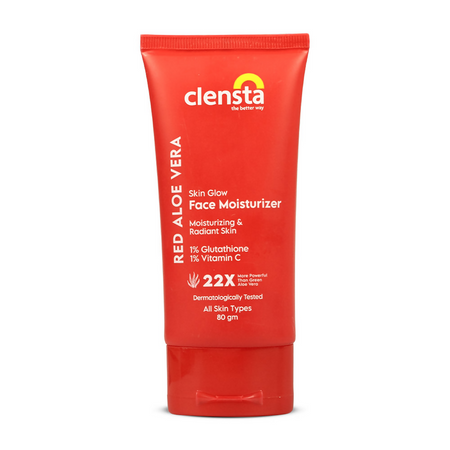 Clensta Red Aloe Vera Skin Glow Face Moisturizer