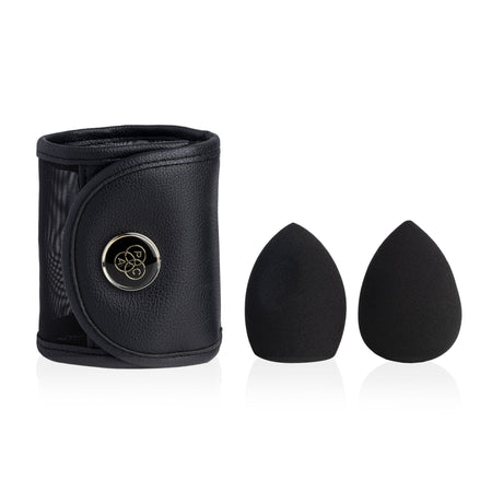 PAC Studio Ultimate Beauty Blender Sponge Black -Durable, Multi-Functional, Low Absorption Breathable Pouch