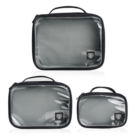 PAC Studio My Clear Makeup Pouch (set Of 3)