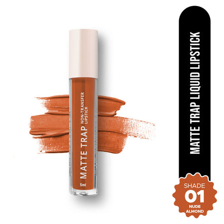 Hilary Rhoda Matte Trap Liquid Lipstick - Nude Almond 01