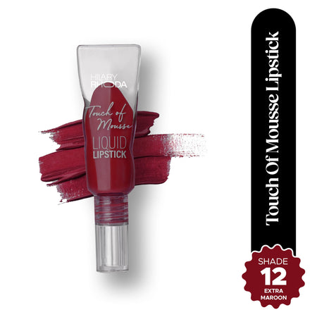 Hilary Rhoda Touch Of Mousse Waterproof Lipstick - Extra Maroon 12