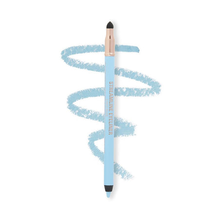 Makeup Revolution Streamline Waterline Eyeliner Pencil-Ultra Creamy Smudge Proof Smokey Looks - Light Blue