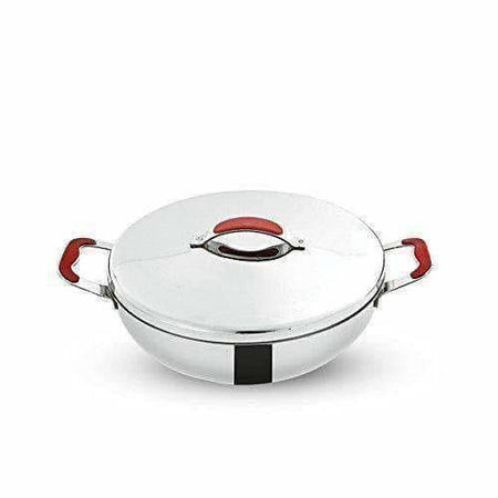 Stainless Steel Kadai with Lid - 2.5 Litres