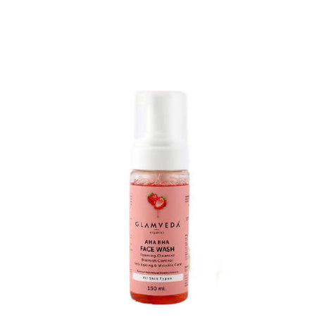 Glamveda Aha Bha Brightening Anti-Ageing Foaming Face Wash
