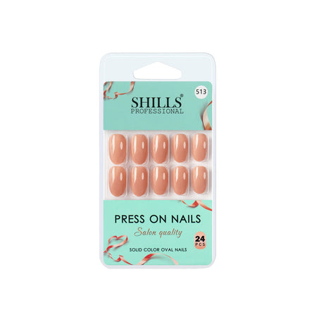 Shills Professional Reusable Press On Nails Oval - SPN513