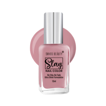 Swiss Beauty Slay Nail Color With Ultra Shine Formulation - 64 Lavender Love