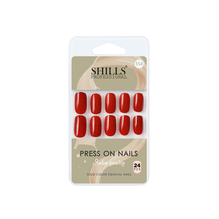Shills Professional Reusable Press On Nails Square - SPN554