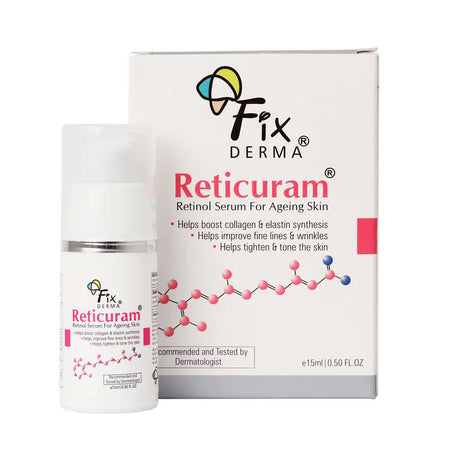 Fixderma 0.05% Pure Retinol Reticuram Face Serum For Anti Aging Skin