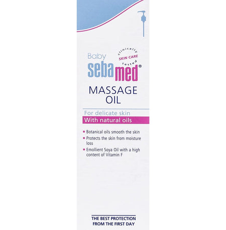 Sebamed Baby Massage Oil With Soya Oil For Newborn