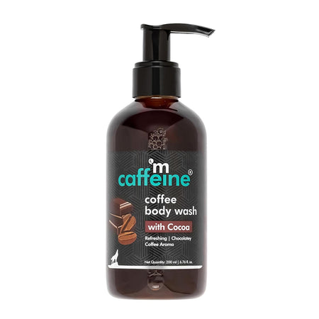 mCaffeine Coffee Body Wash with Cocoa for Refreshed & Moisturized Skin