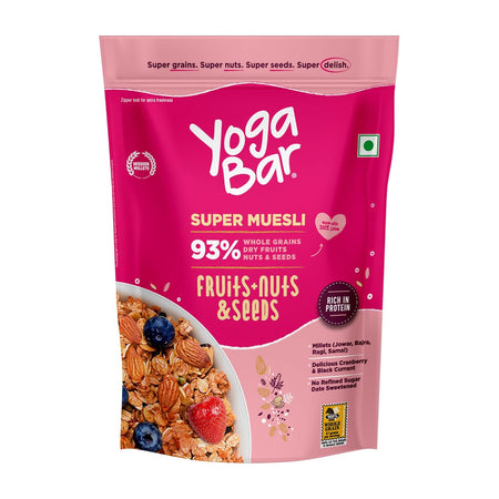 Yoga Bar Fruits, Nuts + Seeds Wholegrain Muesli