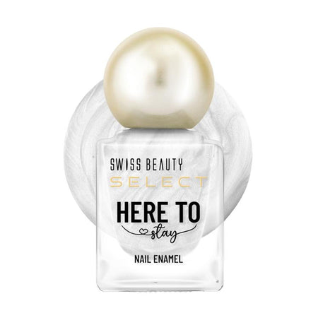 Swiss Beauty Select Here To Stay Nail Enamel - Sheer Pearl