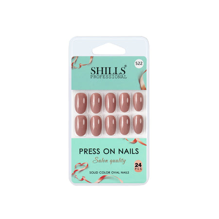 Shills Professional Reusable Press On Nails Oval - SPN522