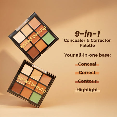 Baked Beauty 9-In-1 Concealer & Corrector Palette