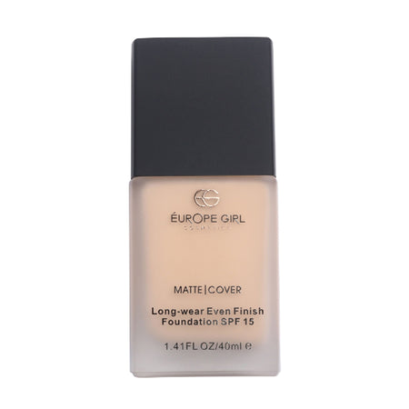 Europe Girl Matte Cover Foundation SPF 15 - 130 Medium Pink Undertone