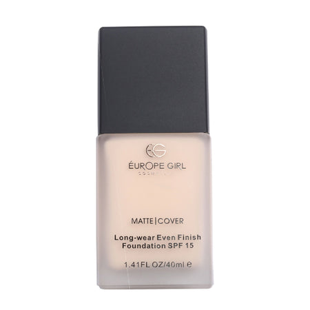 Europe Girl Matte Cover Foundation SPF 15 - 105 Light Natural Undertone