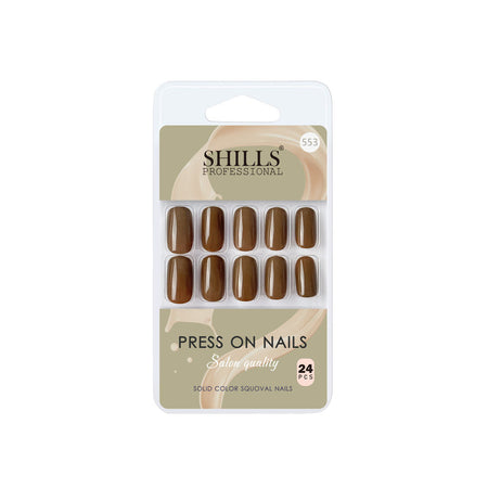 Shills Professional Reusable Press On Nails Square - SPN553