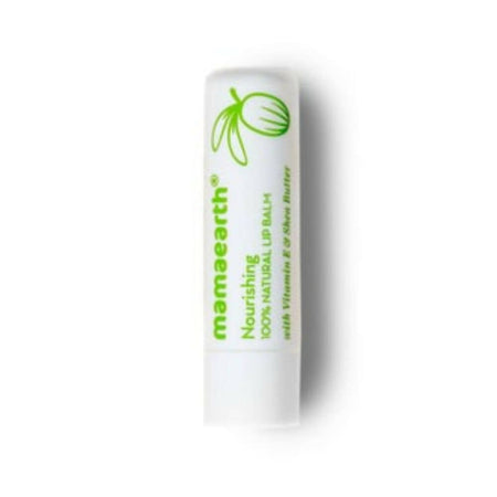 Mamaearth Nourishing 100% Natural Lip Balm With Vitamin E & Shea Butter