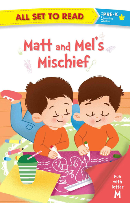 All set to Read fun with Letter M Matt and Mels Mischief - Om Books