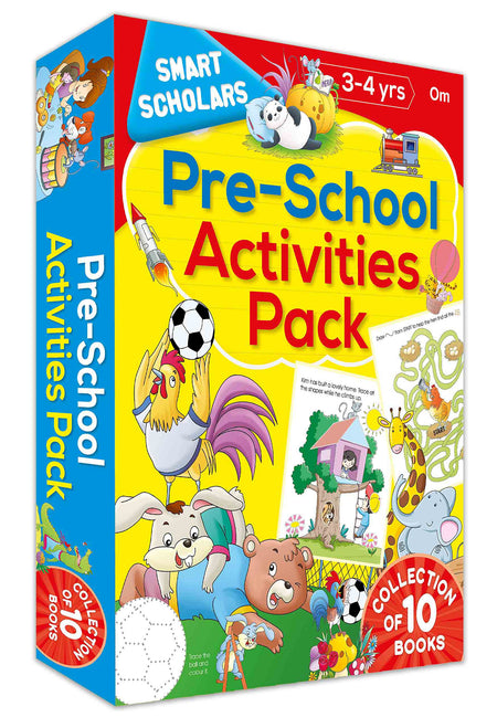 Smart Scholars Pre-School Activities Pack (Box) - Om Books