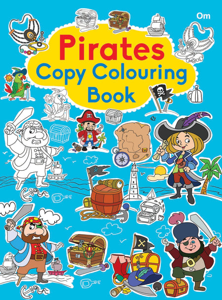 Pirates Copy Colouring Book - Om Books