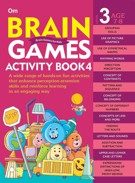 Brain Games Activity Books- 4 Level - 3 - Om Books