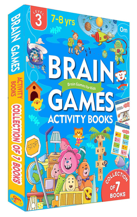 Brain Games Activity Books Level - 3 Box set - Om Books