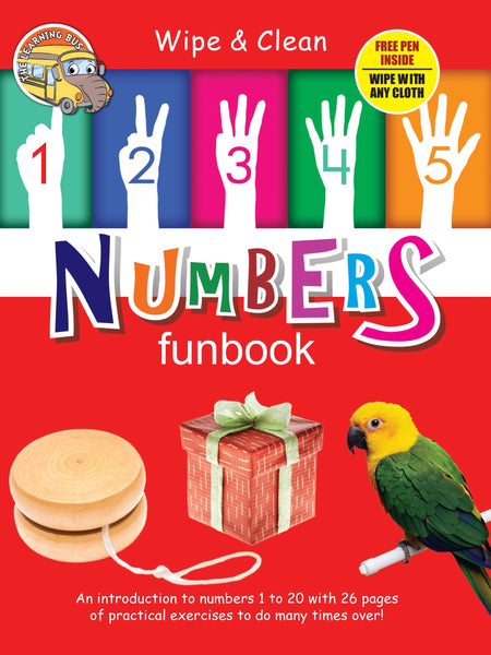 Wipe & Clean Numbers Funbook - Om Books