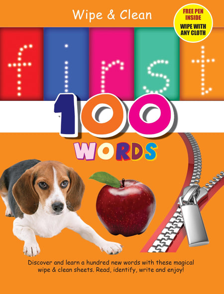 Wipe & Clean First 100 Words - Om Books