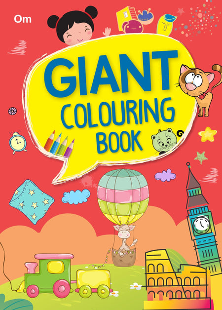 Giant Colouring Book (Binder) - Om Books