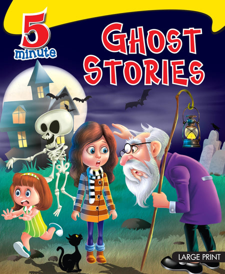 5 Minute Ghost Stories : Large Print - Om Books