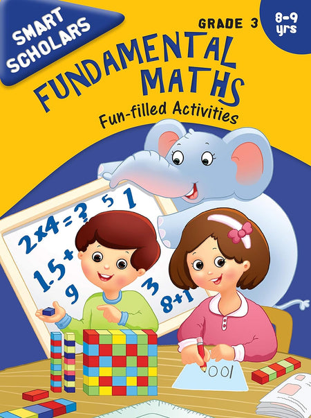 Smart Scholars Grade 3 Fundamental Maths - Om Books