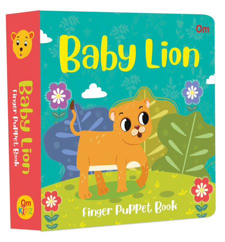 Baby lion Finger Puppet Book - Om Books