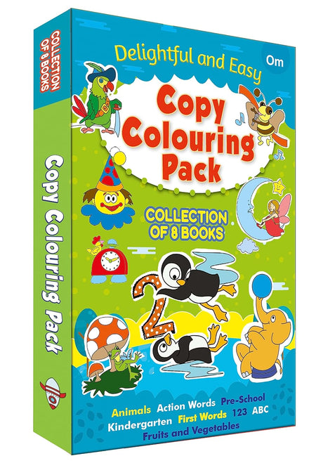 Copy Colouring Book ( Collection of 8 Books) - Om Books
