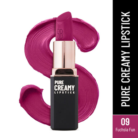 Swiss Beauty Pure Creamy Matte Lipstick - 09 Fuchsia Fun