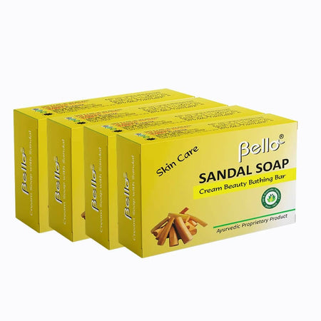 Bello Herbals Sandal Soap Cream Beauty Bathing Bar