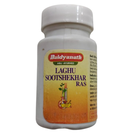 Baidyanath Jhansi Laghu Sutshekhar Tablets